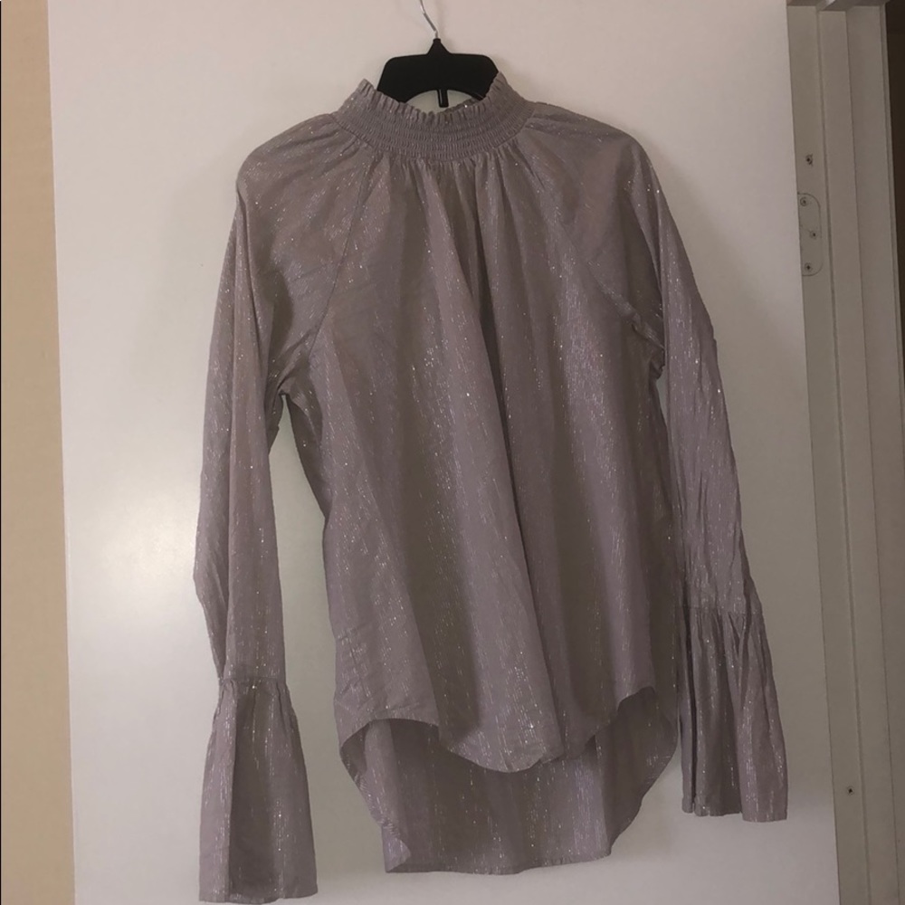 Grey and silver shirt